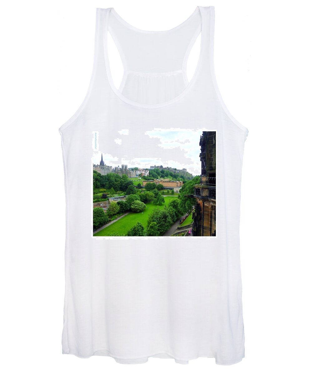 Europe Women's Tank Top featuring the photograph Dreaming About #vacation by Austin Tuxedo Cat