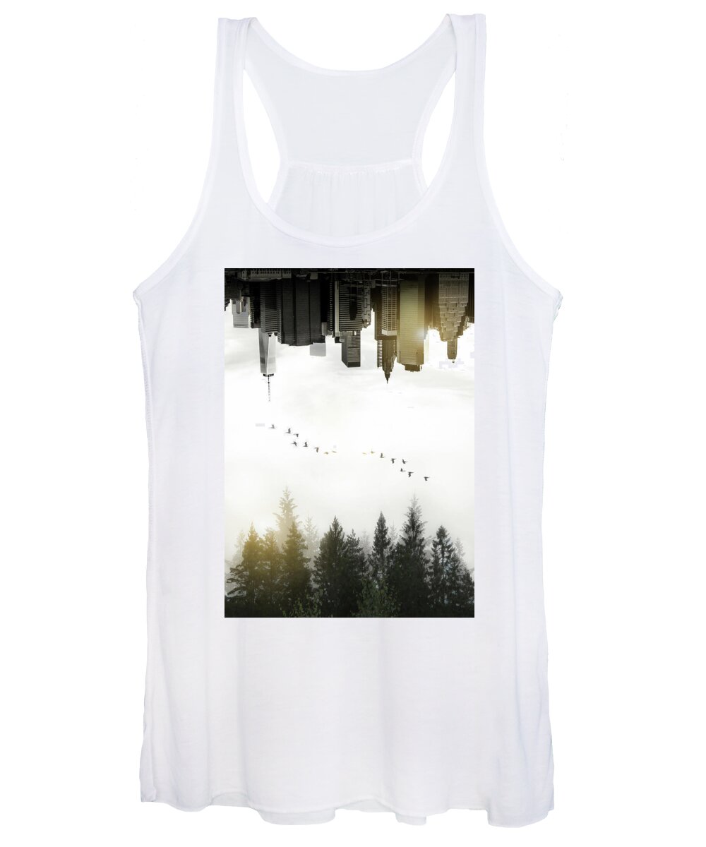 Duality Women's Tank Top featuring the photograph Duality by Nicklas Gustafsson