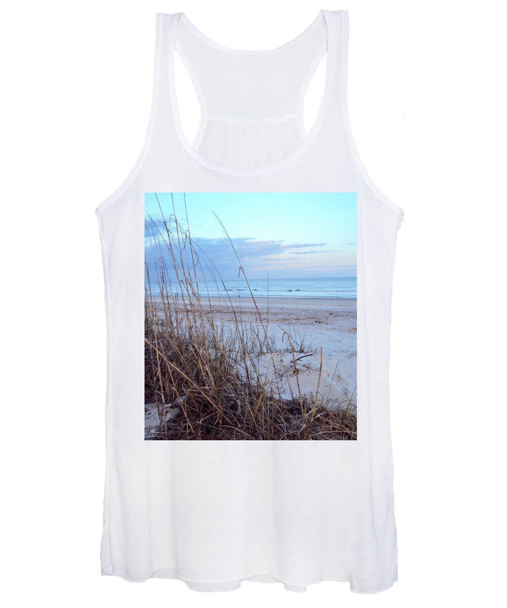 Beach Women's Tank Top featuring the photograph East Coast Morning by Mary Anne Delgado