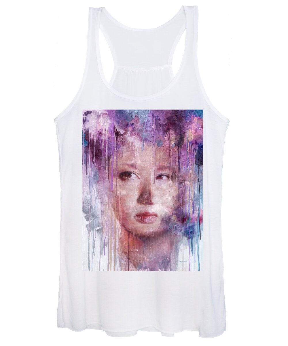 eye On Life Women's Tank Top featuring the painting Eye on Life by Mark Taylor