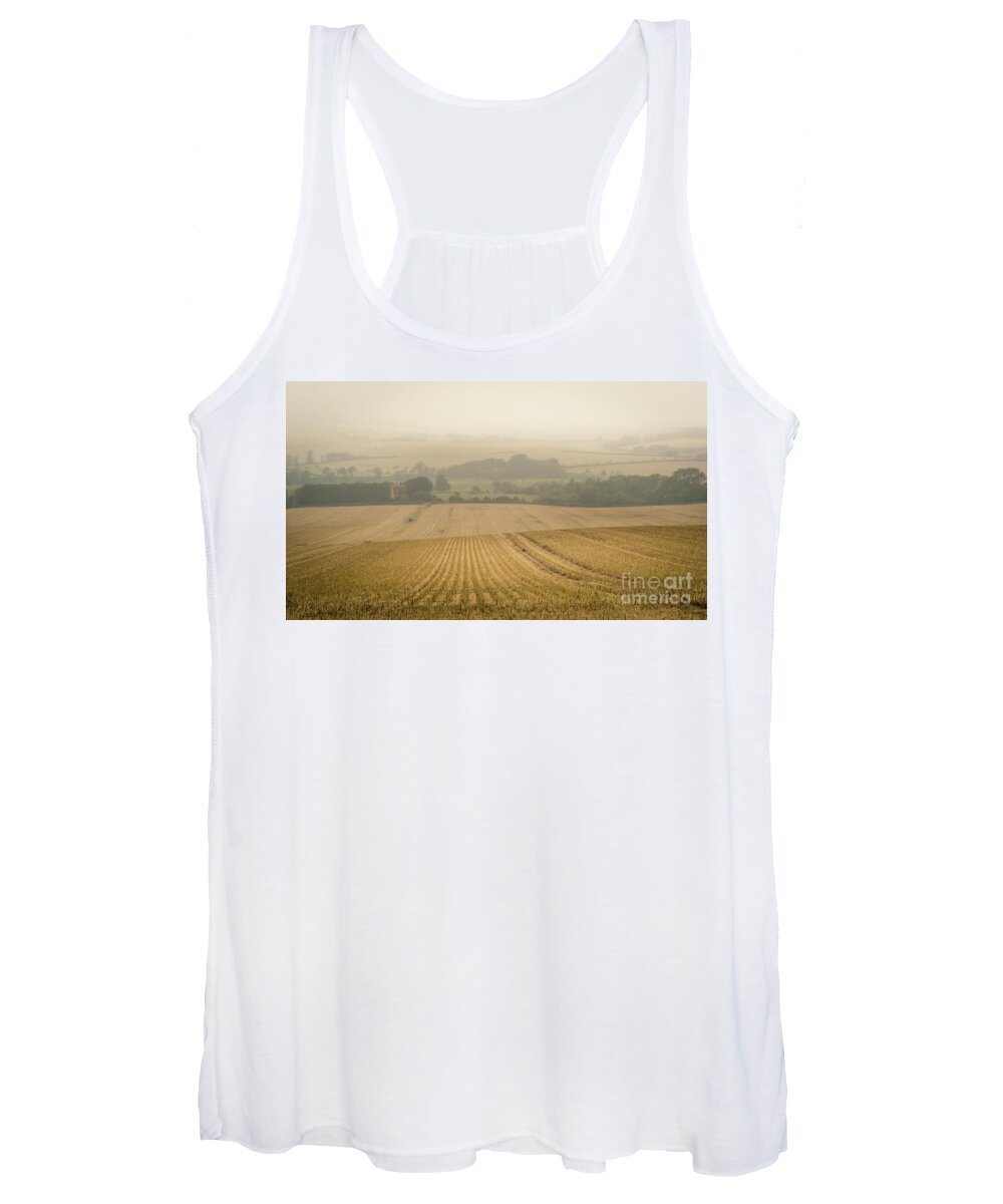 Field Women's Tank Top featuring the photograph Fields of Gold by Perry Rodriguez