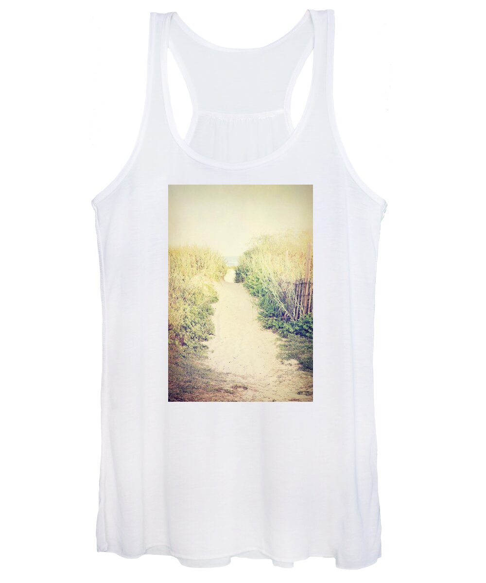 Beach Women's Tank Top featuring the photograph Finding Your Way by Trish Mistric