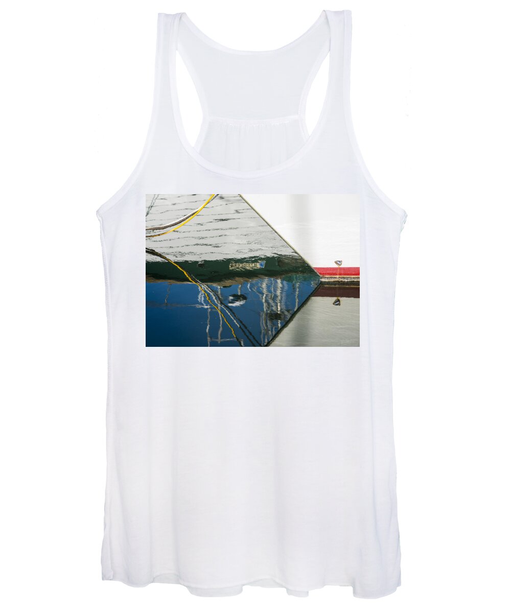 Reflection Women's Tank Top featuring the photograph Fishing Boats by Robert Potts