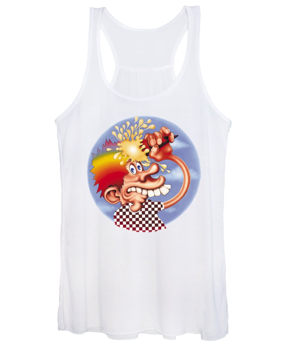 Steal Your Face Women's Tank Top featuring the digital art Grateful Dead Europe 72' by Gd