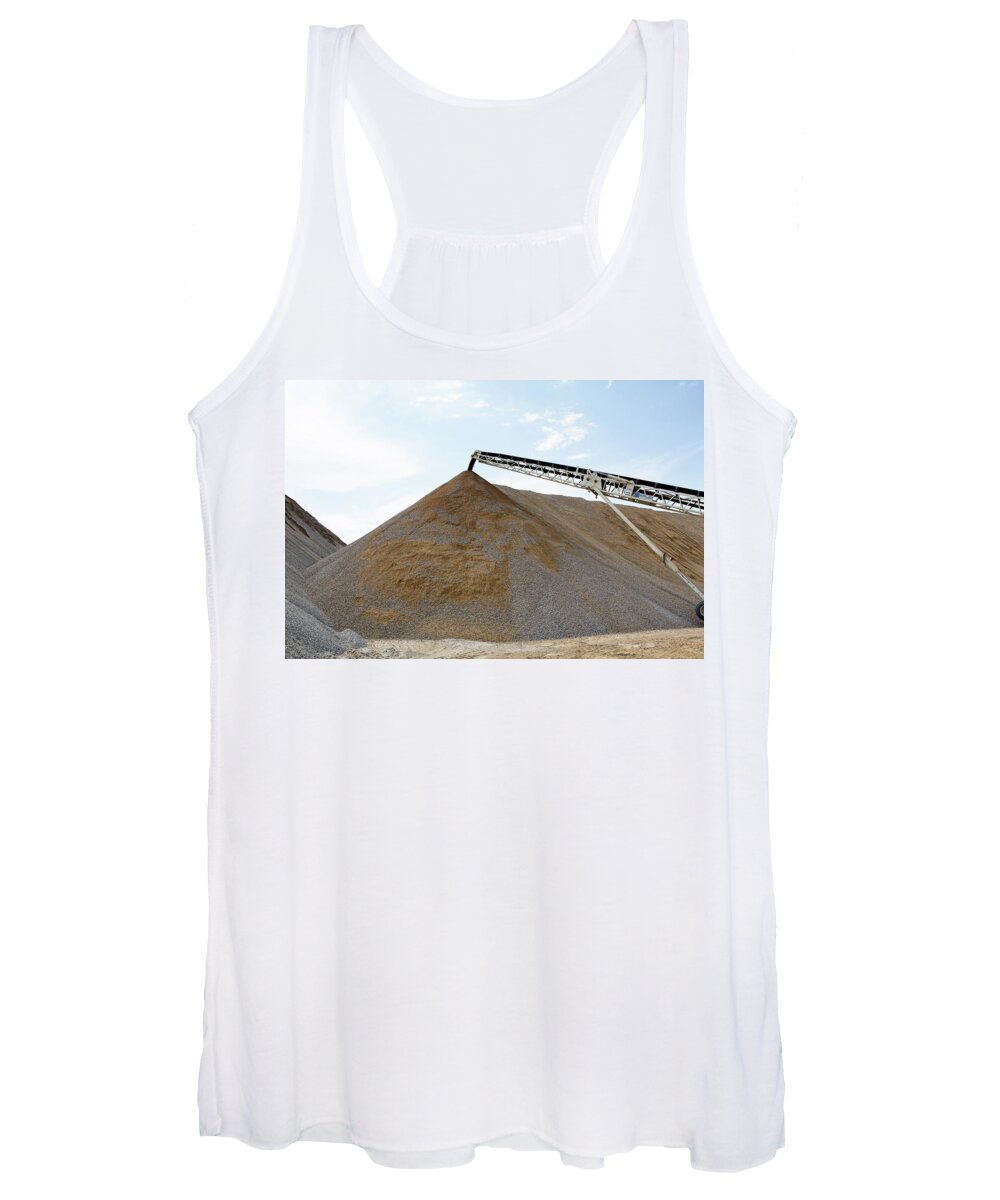 Crush Women's Tank Top featuring the photograph Gravel Mountain by David Buhler