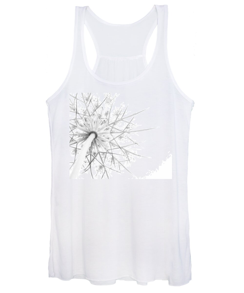 Queen Anne's Lace Women's Tank Top featuring the photograph Summer Snow by Holly Ross