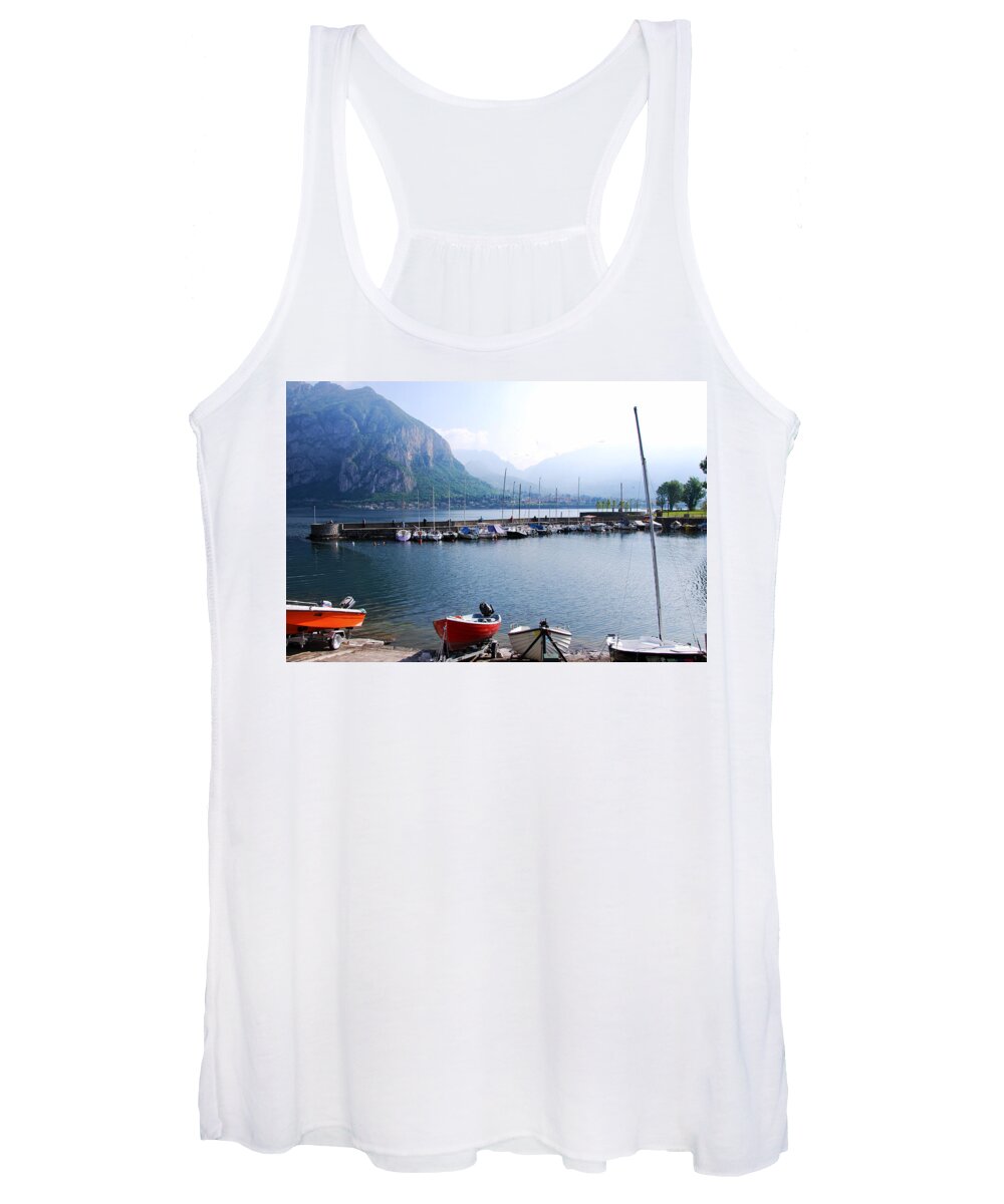 Parè Women's Tank Top featuring the photograph Harbor by Fabio Caironi