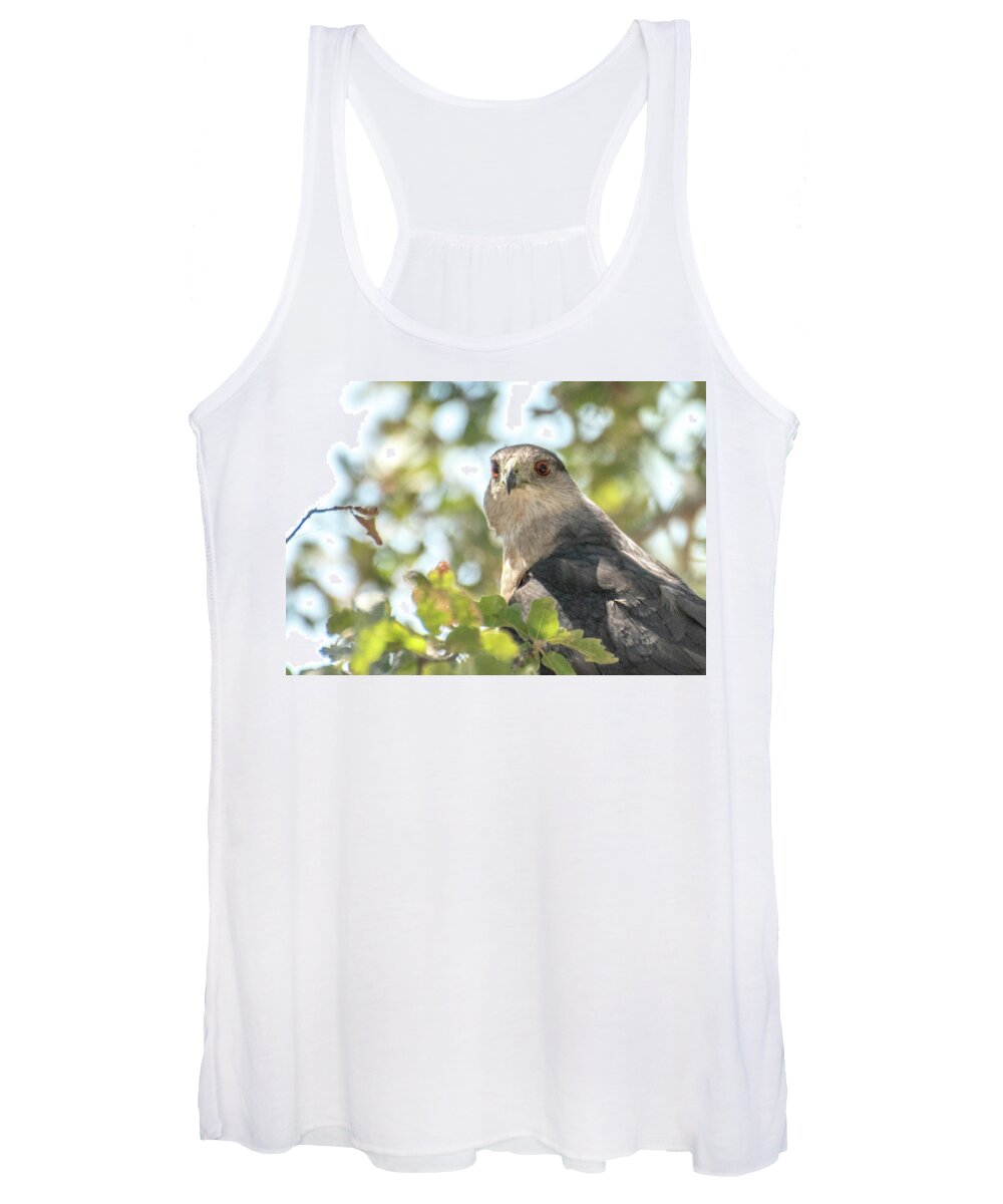  Women's Tank Top featuring the photograph Hawk 3 by Wendy Carrington