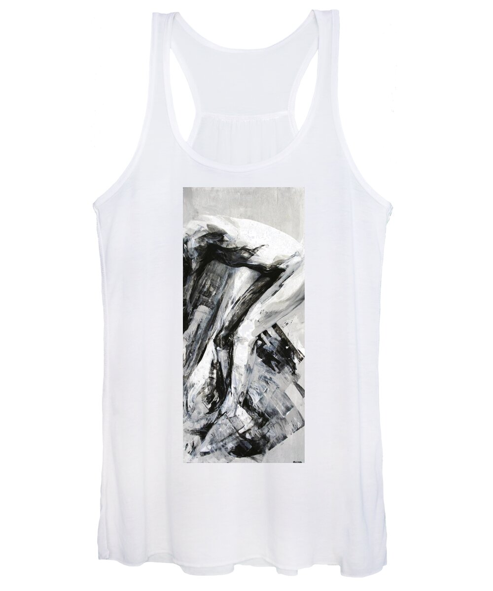 Head Women's Tank Top featuring the painting Head First Into Oblivion by Jeff Klena
