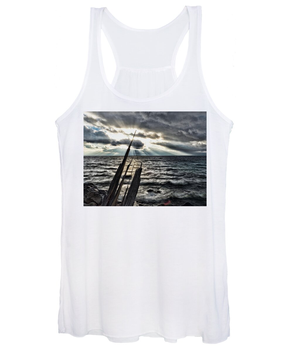East Women's Tank Top featuring the photograph Heavenly beams by Martin Gollery