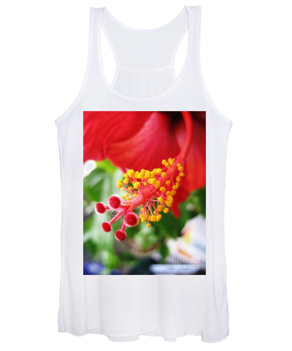 Hibiscus Women's Tank Top featuring the photograph Hibiscus #3 by Cindy Schneider