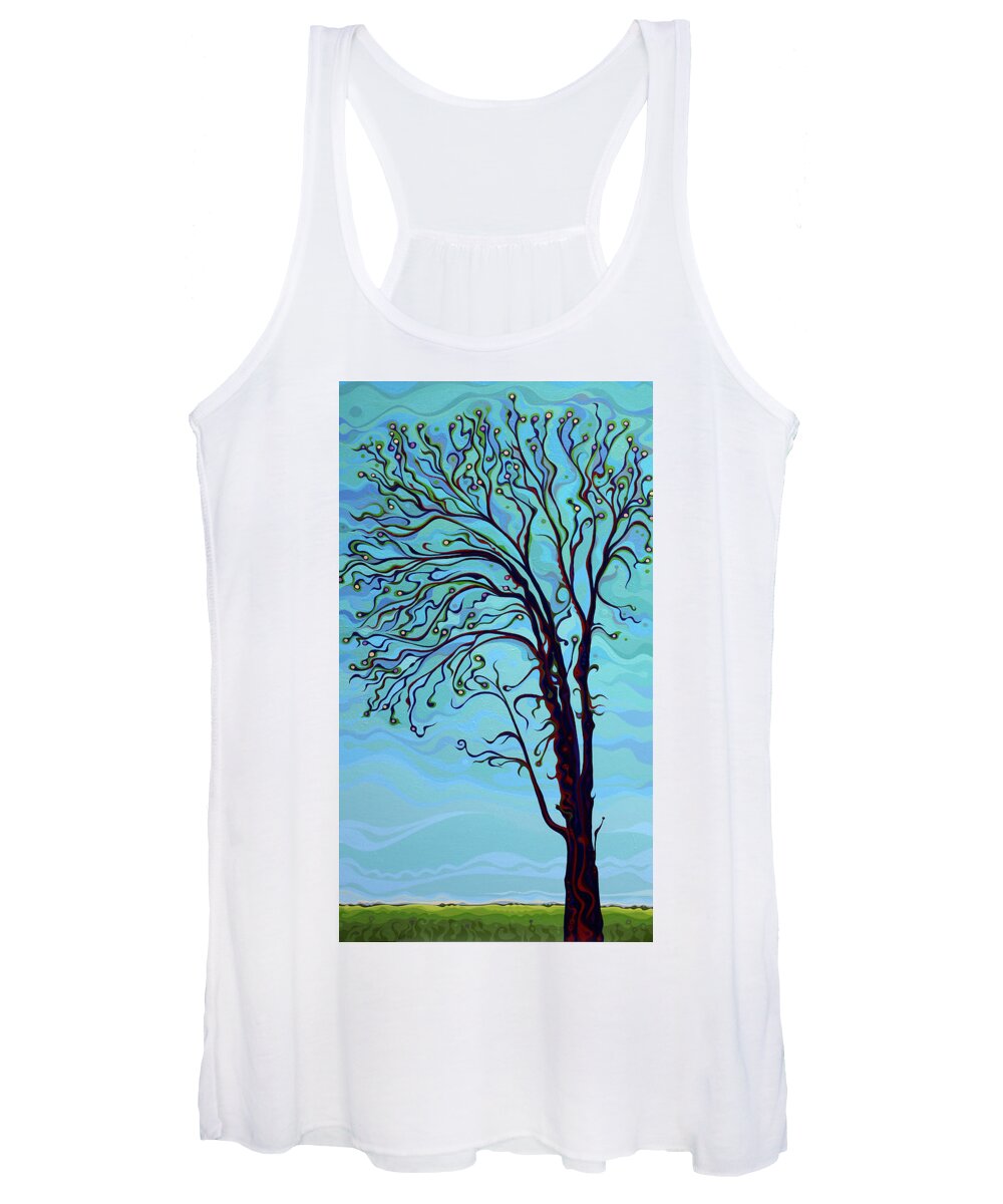 Tree Women's Tank Top featuring the painting I Am Tremendous by Amy Ferrari