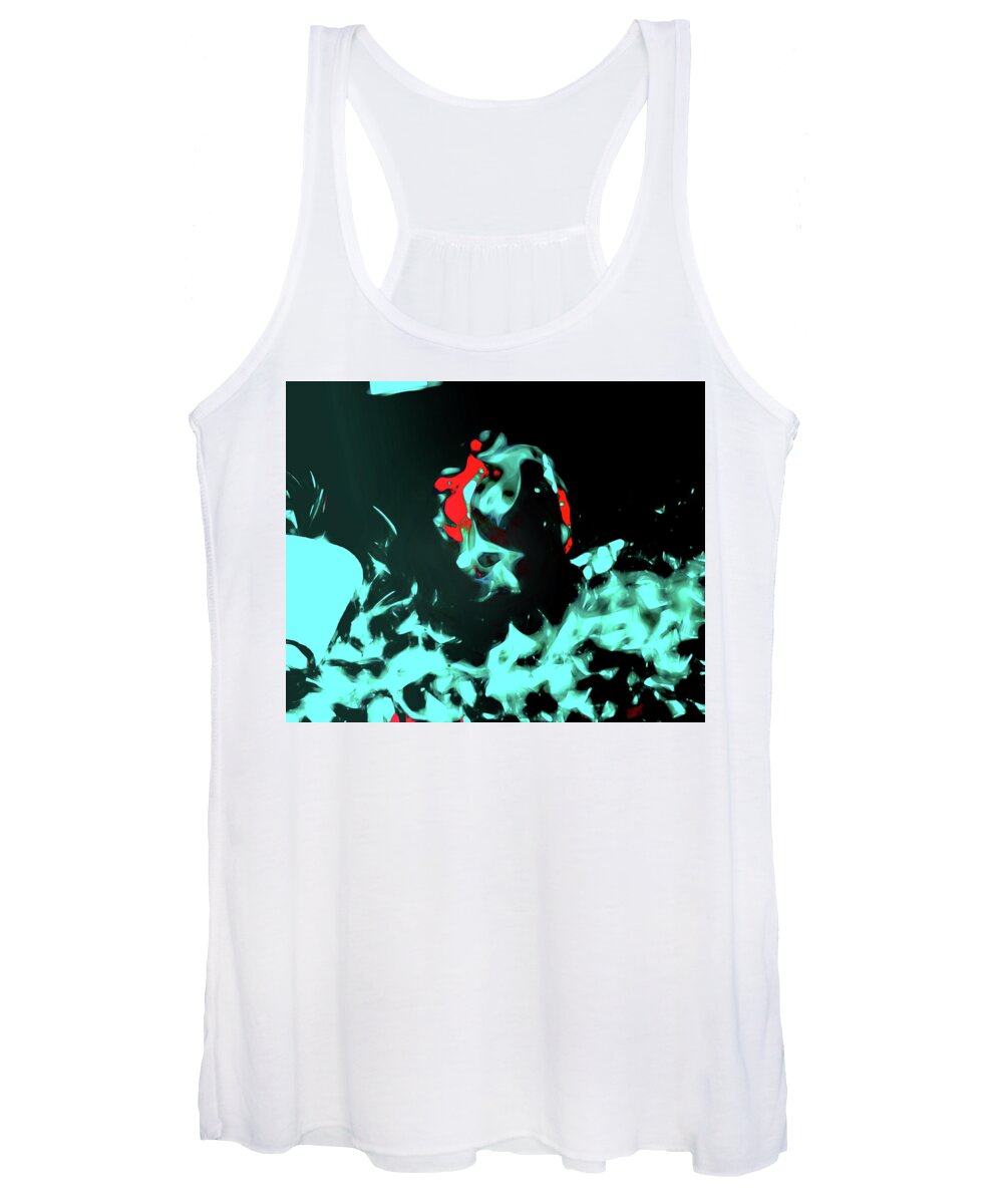 Abstract Women's Tank Top featuring the photograph I Want to Fly by Gina O'Brien