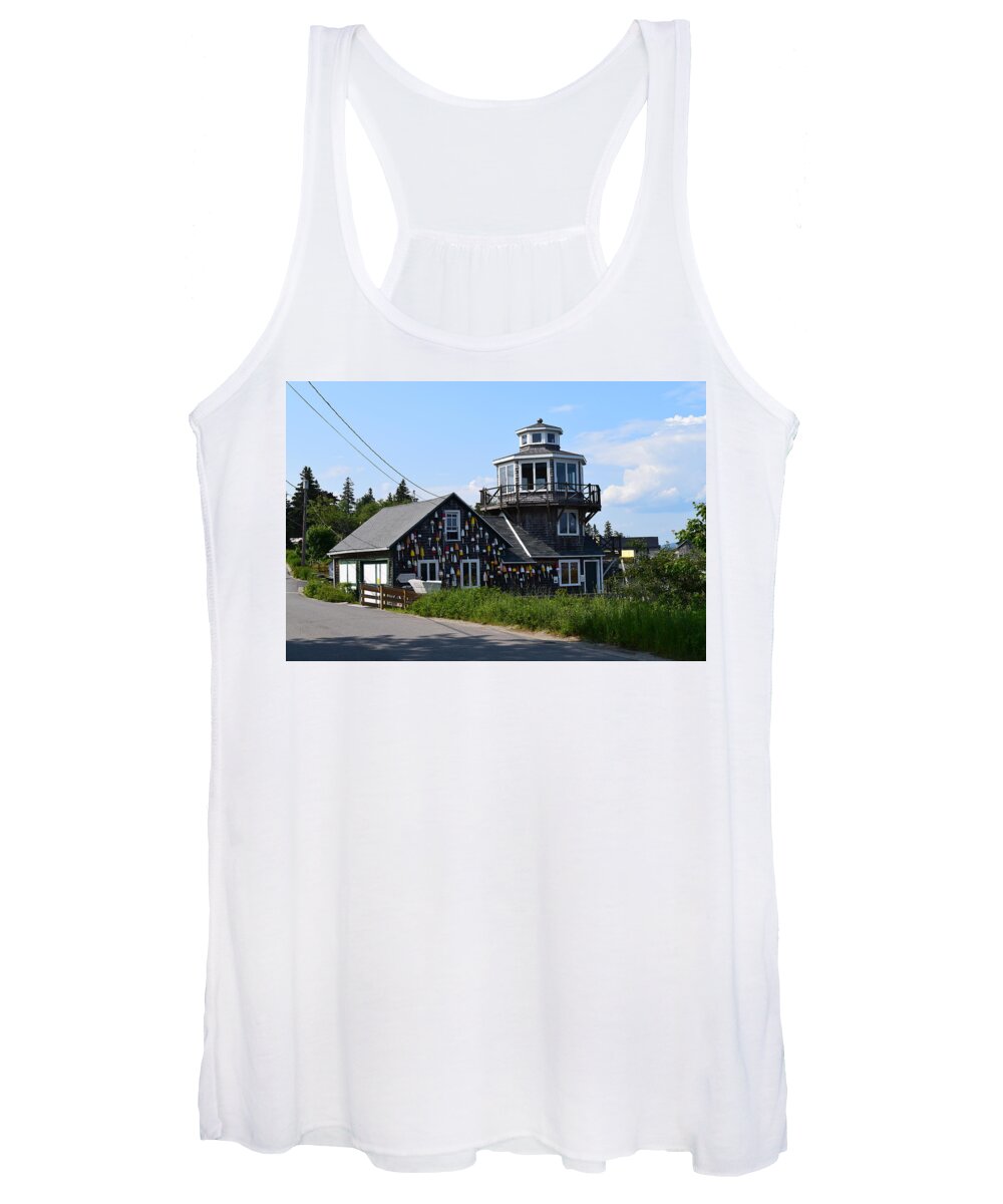 Sky Women's Tank Top featuring the photograph Images of Maine 4 by Barrie Stark