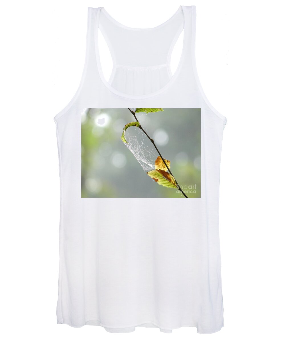 Fall Women's Tank Top featuring the photograph In the air by Karin Ravasio