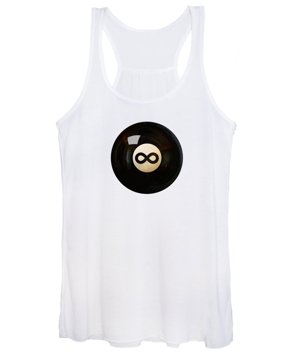 Snooker Women's Tank Top featuring the digital art Infinity Ball by Nicholas Ely