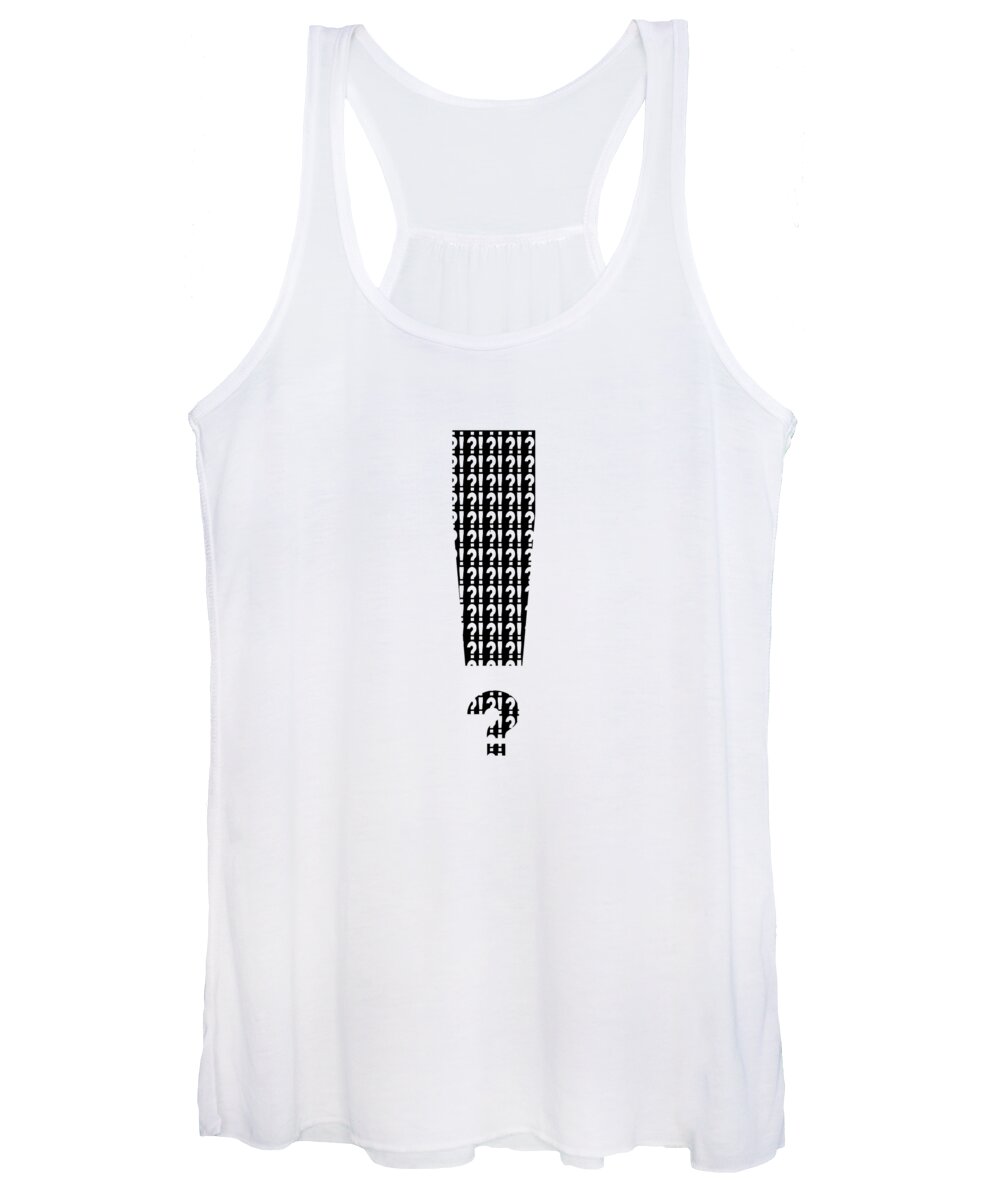 2d Women's Tank Top featuring the photograph Interrobang 3 by Brian Wallace