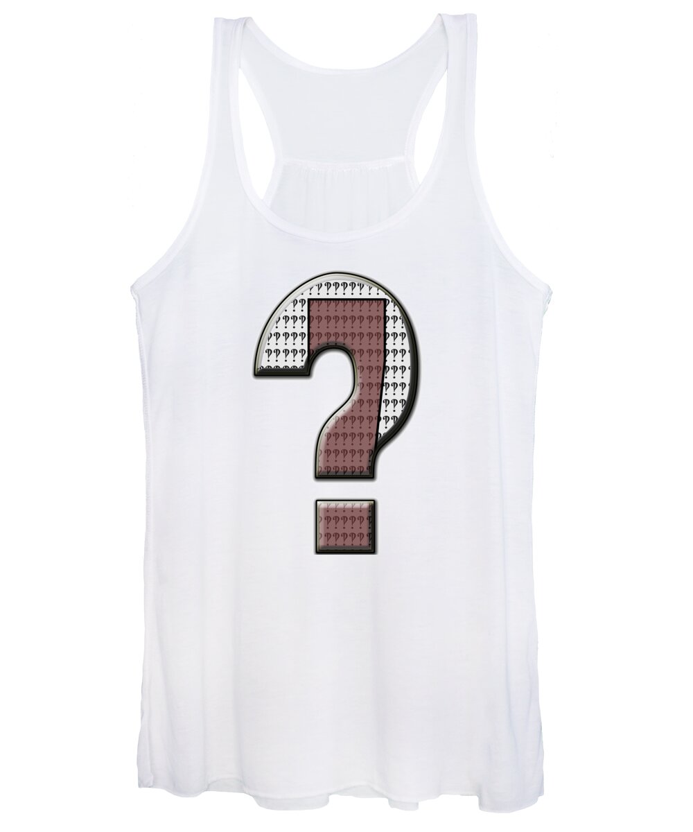 2d Women's Tank Top featuring the photograph Interrobang 7 by Brian Wallace