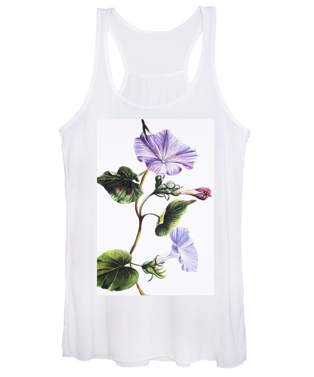 1885 Women's Tank Top featuring the painting Isabella Sinclair - Pohue by Hawaiian Legacy Archive - Printscapes