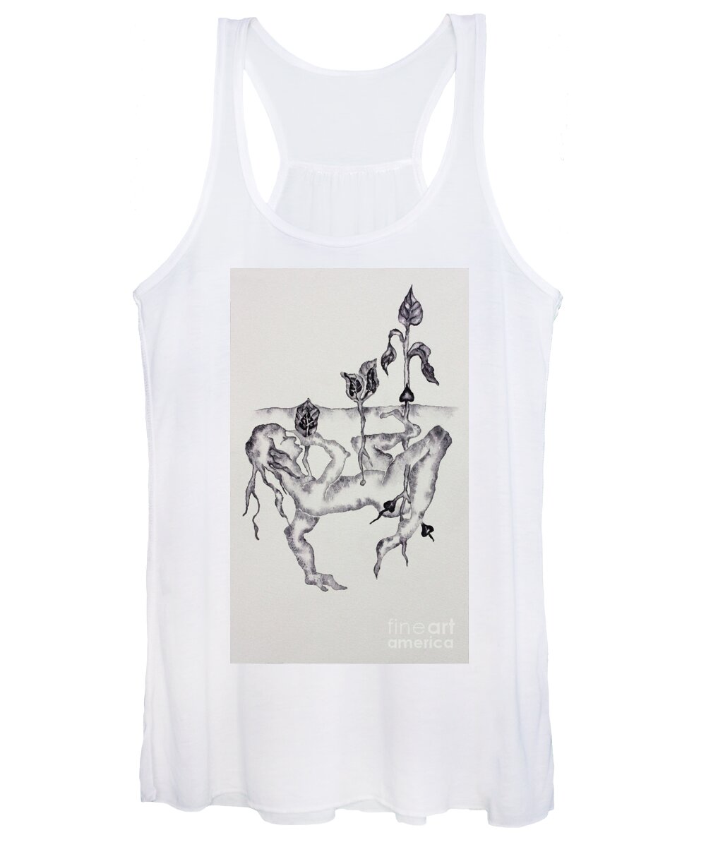Jack Of Spades Women's Tank Top featuring the painting Jack of Spades by Srishti Wilhelm