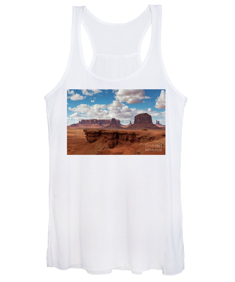 Monument Valley Women's Tank Top featuring the photograph John Ford's Point by Mimi Ditchie