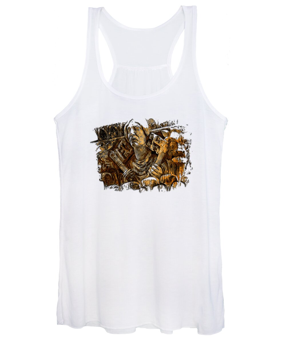 Keys Women's Tank Top featuring the photograph Keys To The City Earthy 3 Dimensional by DiDesigns Graphics