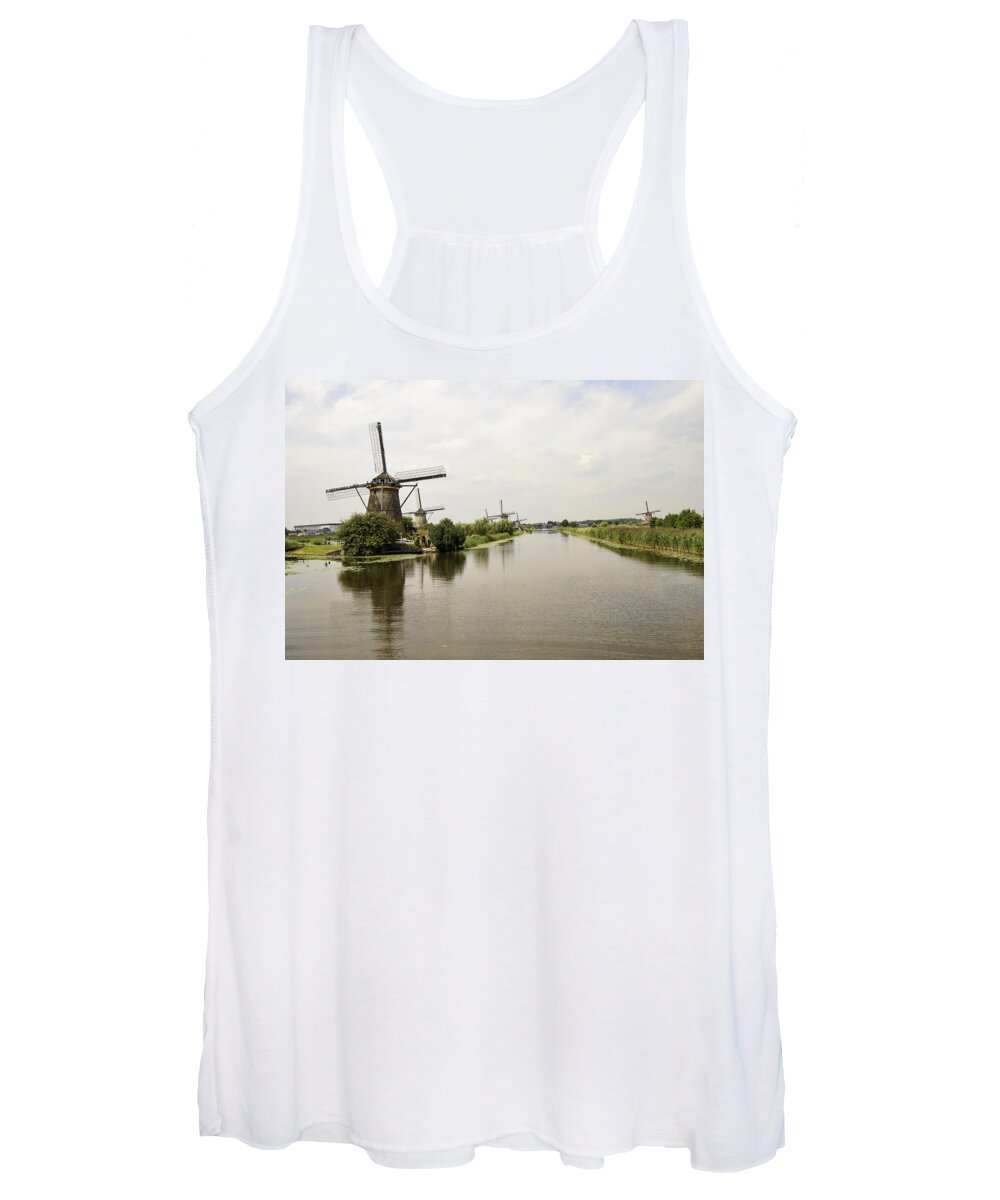 Kinderdijk No 12 Women's Tank Top featuring the photograph Kinderdijk No. 12 by Phyllis Taylor