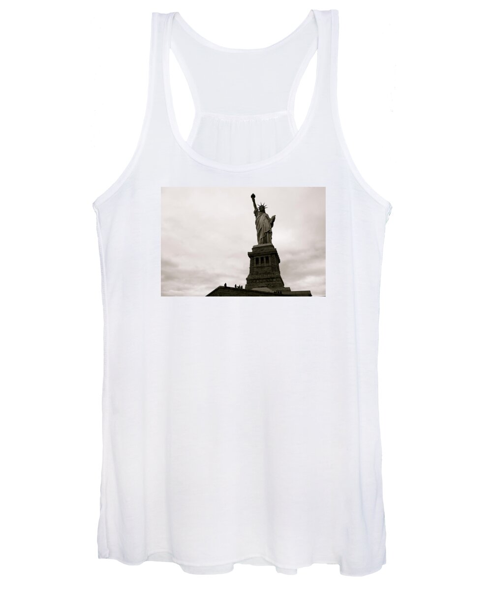 Icon Women's Tank Top featuring the photograph Lady Liberty by Mark Nowoslawski