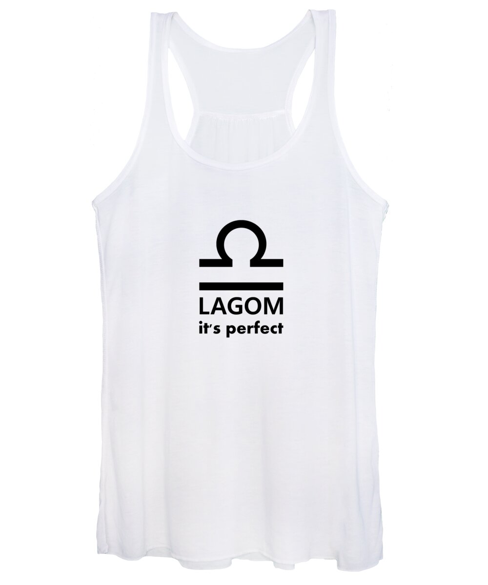 Richard Reeve Women's Tank Top featuring the digital art Lagom - Perfect by Richard Reeve