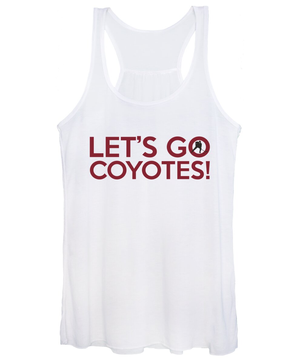 Arizona Women's Tank Top featuring the painting Let's Go Coyotes by Florian Rodarte