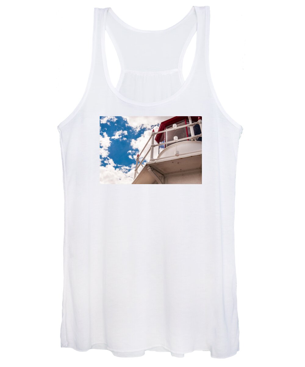 Blue Women's Tank Top featuring the photograph Lighthouse by Marcus Karlsson Sall