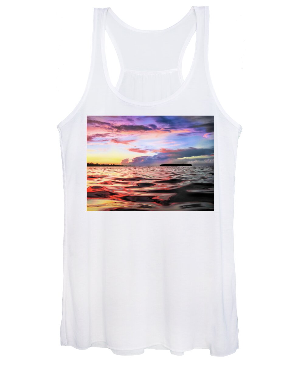 9/7/13 Women's Tank Top featuring the photograph Liquid Red by Louise Lindsay