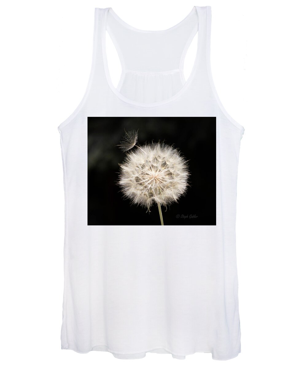 Flower Women's Tank Top featuring the photograph Make a Wish by Steph Gabler