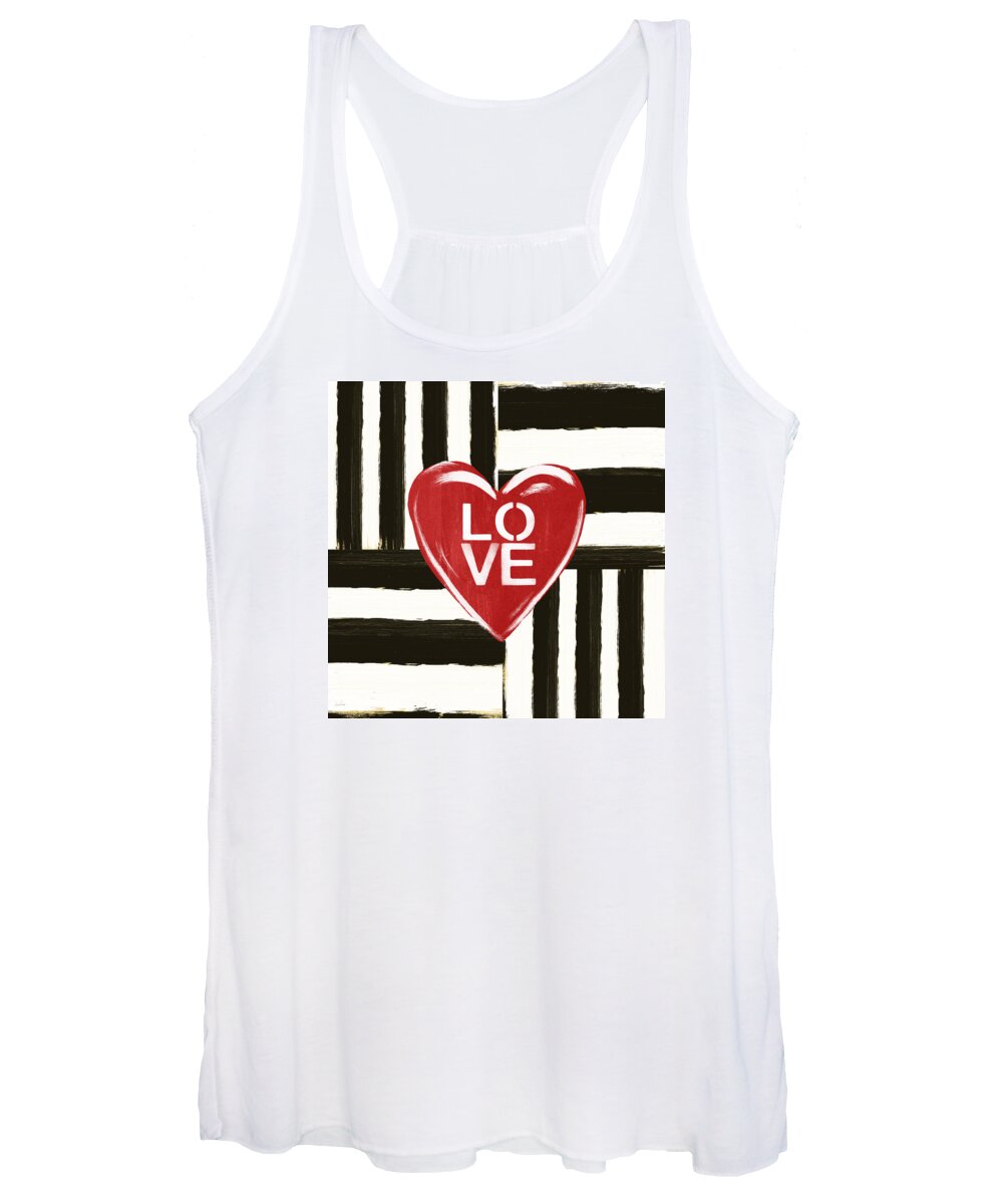 Love Women's Tank Top featuring the painting Modern Love- Art by Linda Woods by Linda Woods