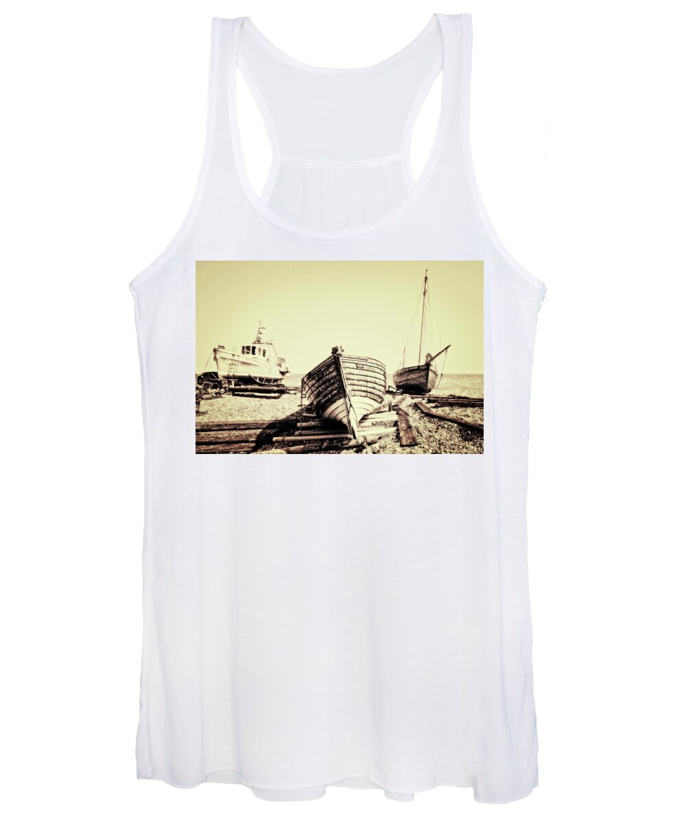 Toned Women's Tank Top featuring the photograph Of Different Eras by Meirion Matthias