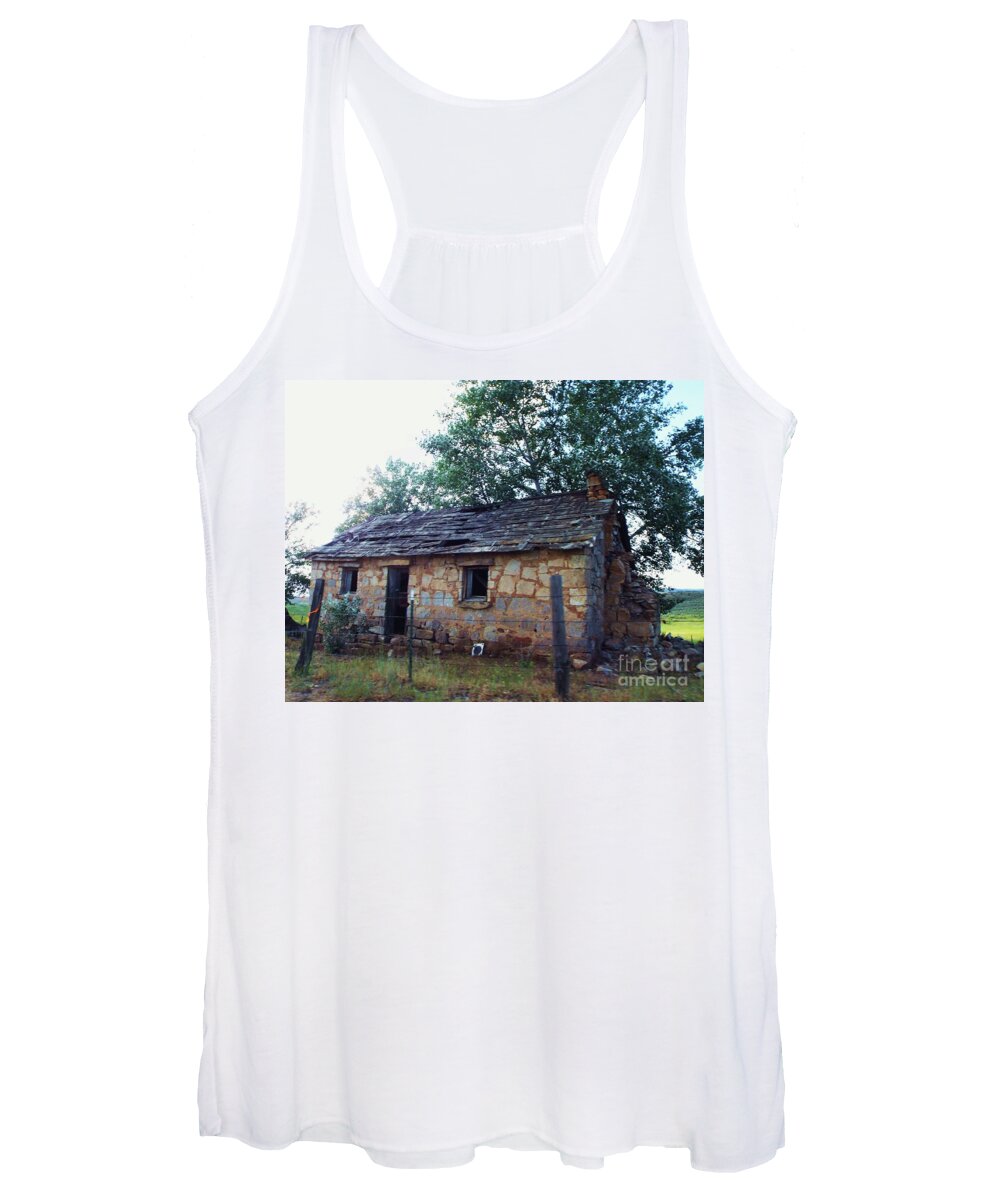 Old Stone House Women's Tank Top featuring the photograph Old Stone House by Julie Rauscher