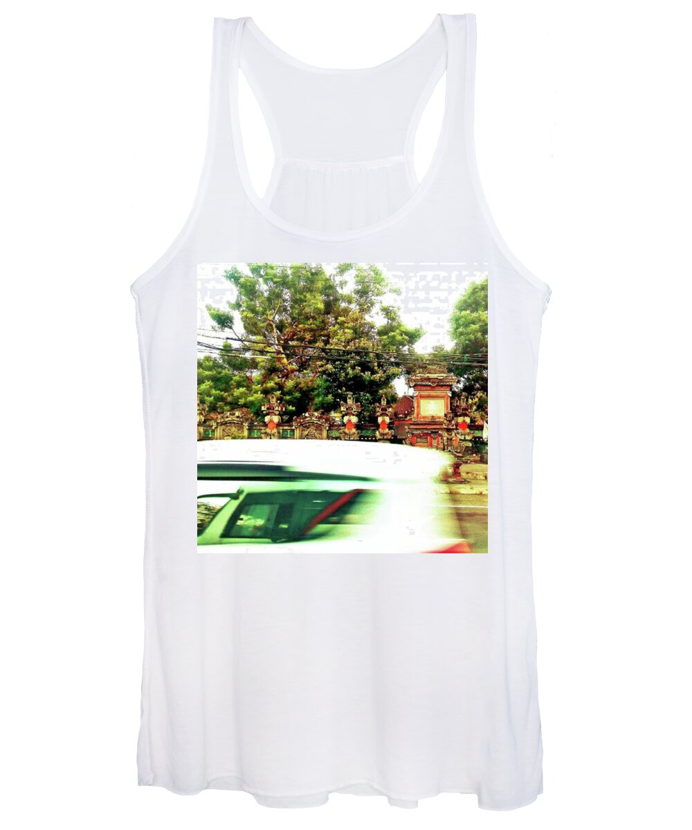 Beyondstreetsnplaces Women's Tank Top featuring the photograph On The Trip To Bali by Loly Lucious