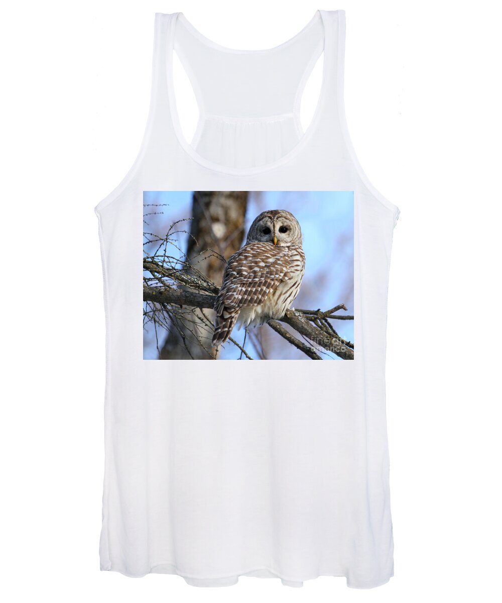 Wildlife Photography Women's Tank Top featuring the photograph Over my shoulder by Heather King