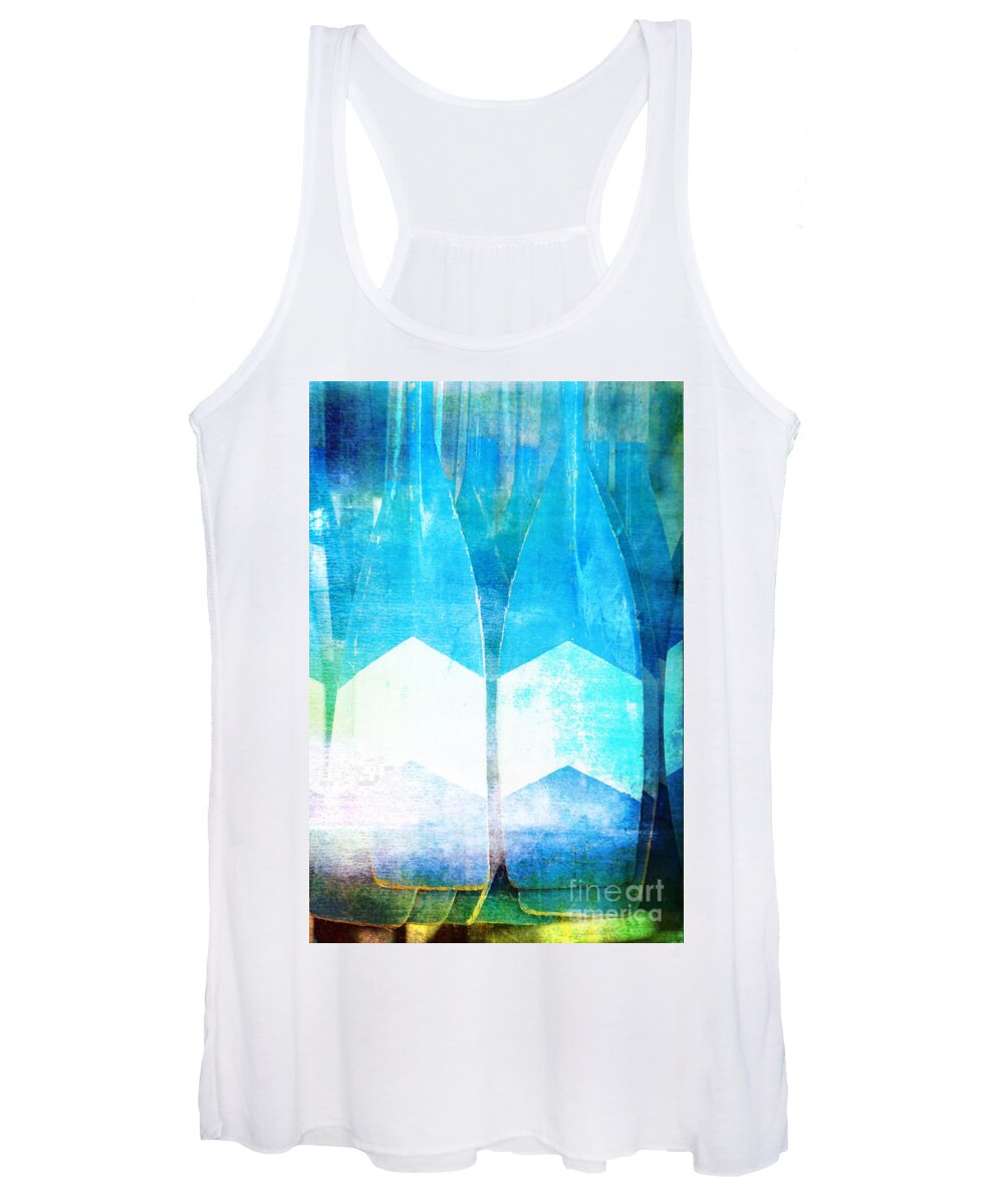 Fishing Women's Tank Top featuring the digital art Paddles by Francelle Theriot