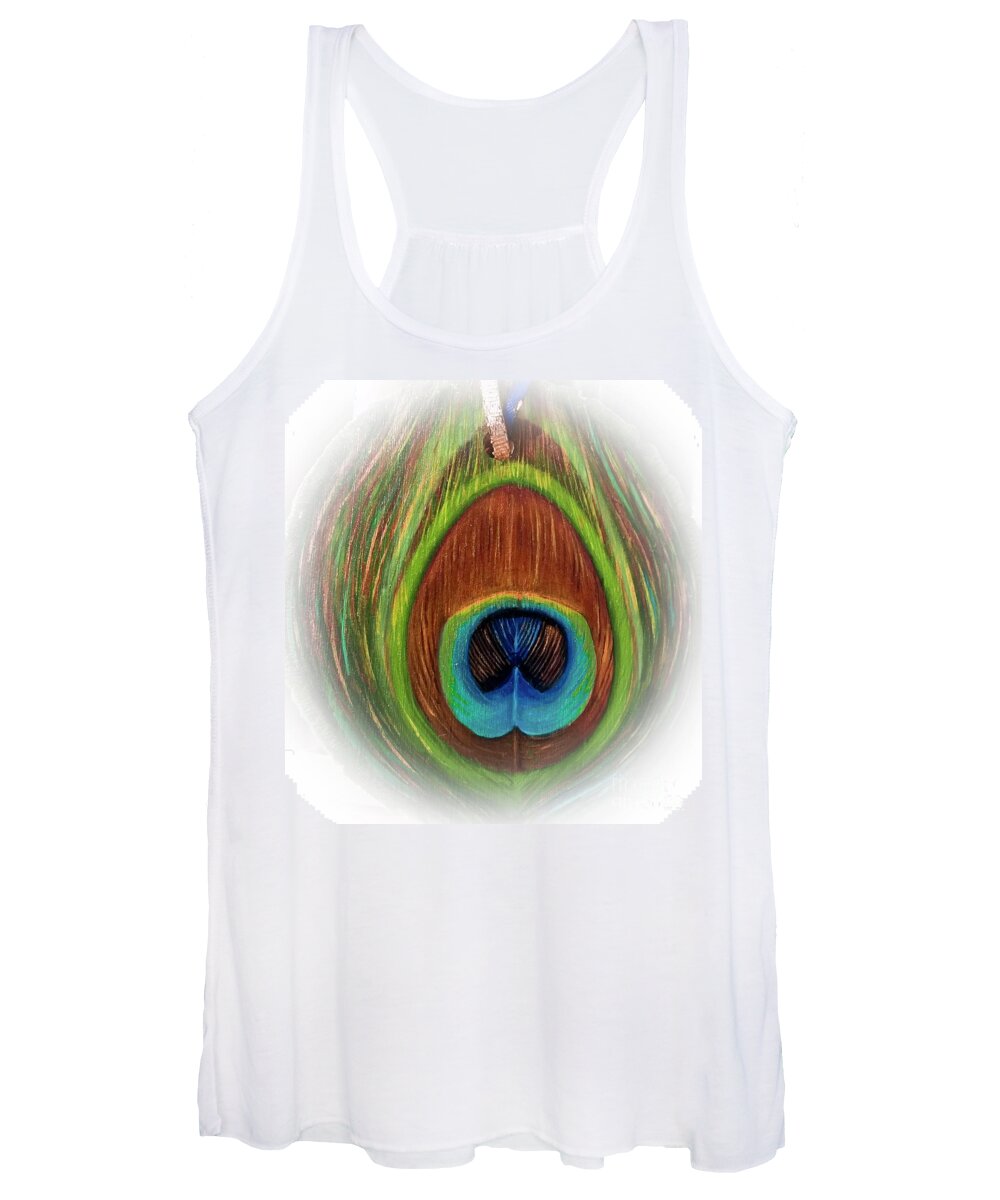 Painting Women's Tank Top featuring the painting Passion by Sudakshina Bhattacharya