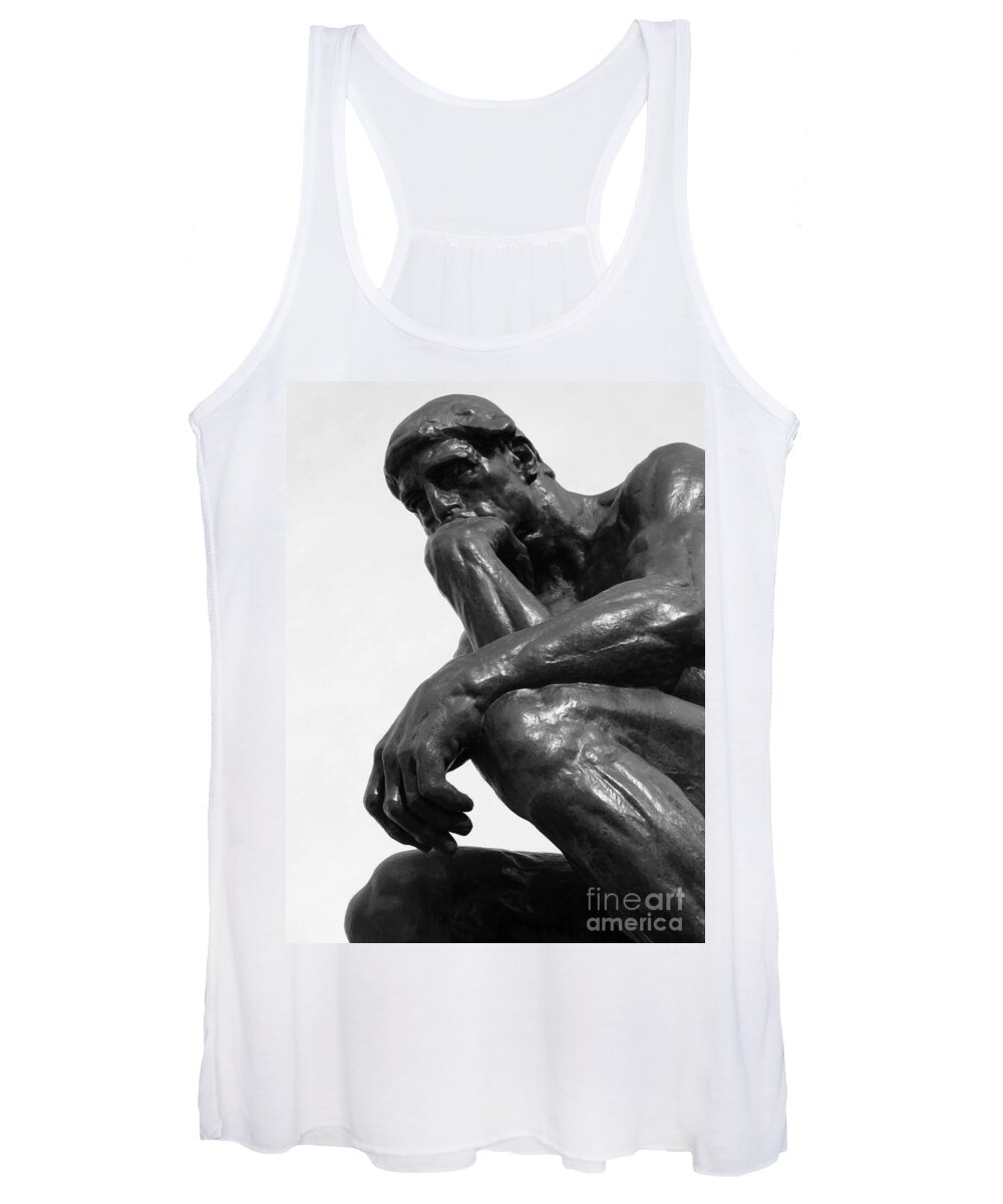 The Thinker Women's Tank Top featuring the photograph Pensive by Ann Horn