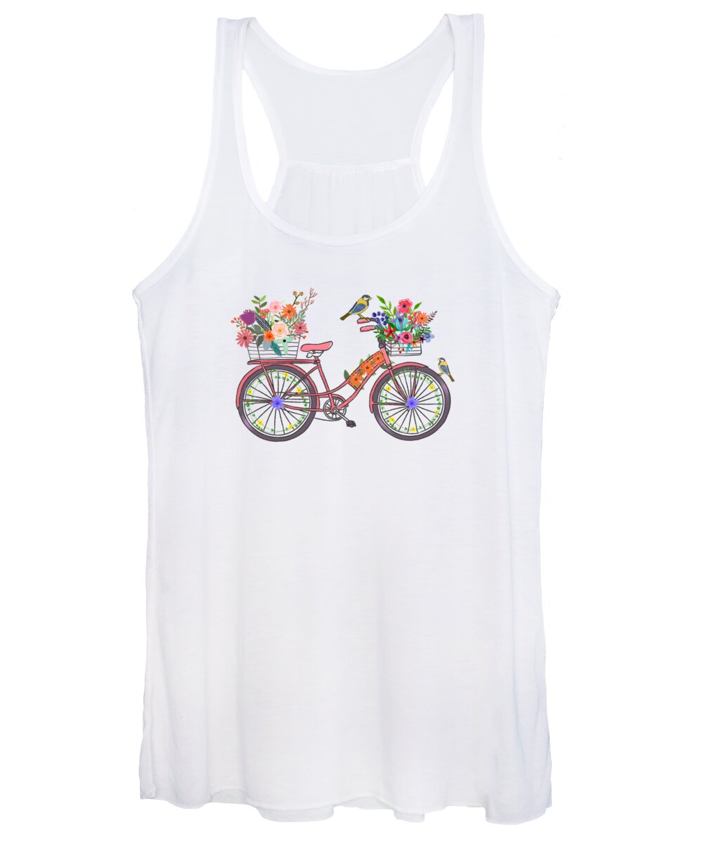 Paris Women's Tank Top featuring the painting Postcard From Paris by Little Bunny Sunshine