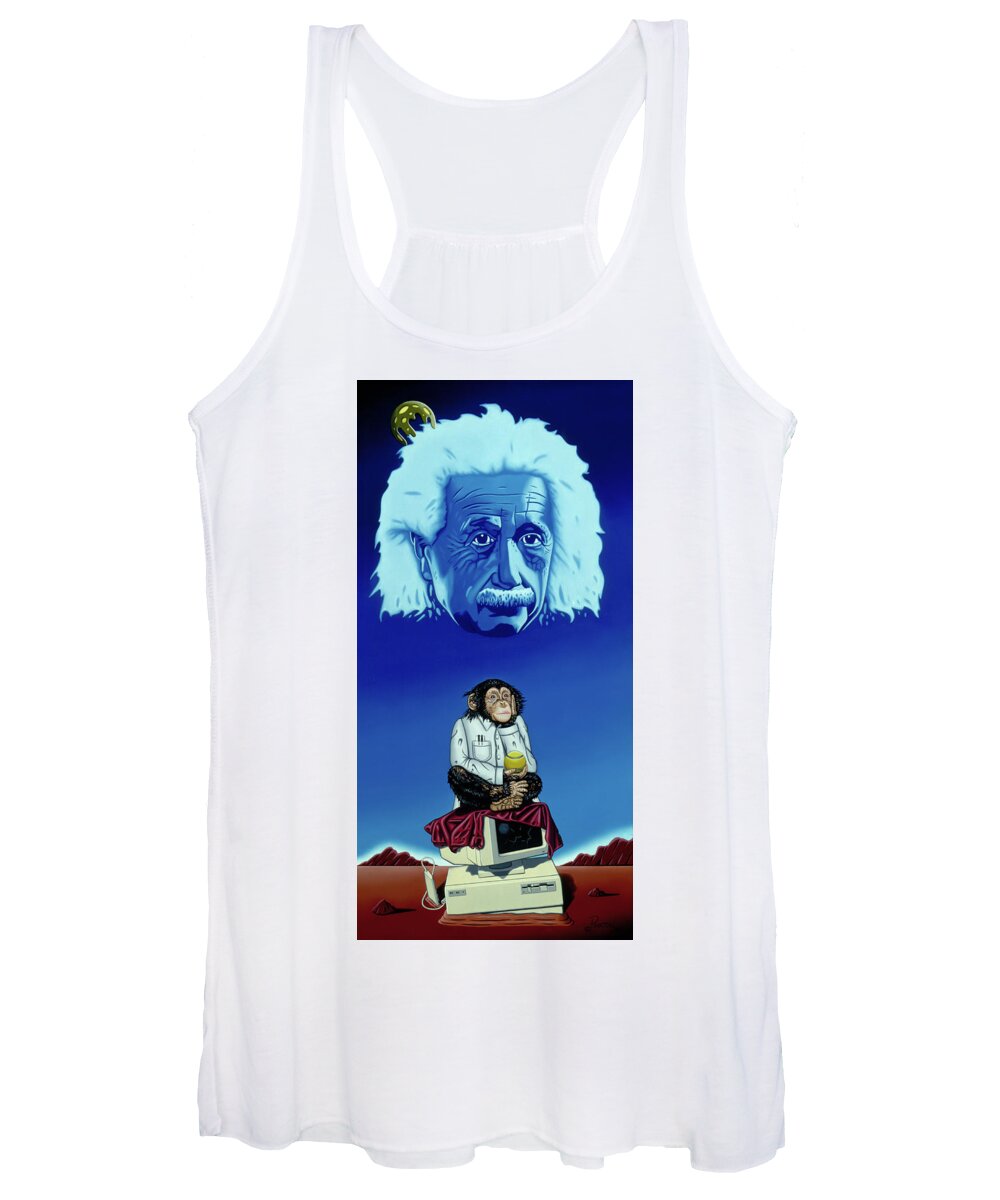  Women's Tank Top featuring the painting Primitive Daydream by Paxton Mobley