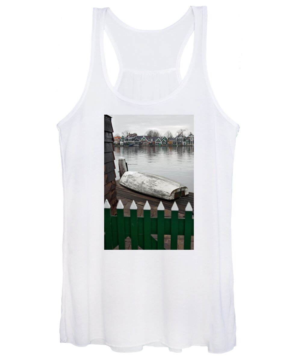 Lawrence Women's Tank Top featuring the photograph Quiet Day Off by Lawrence Boothby