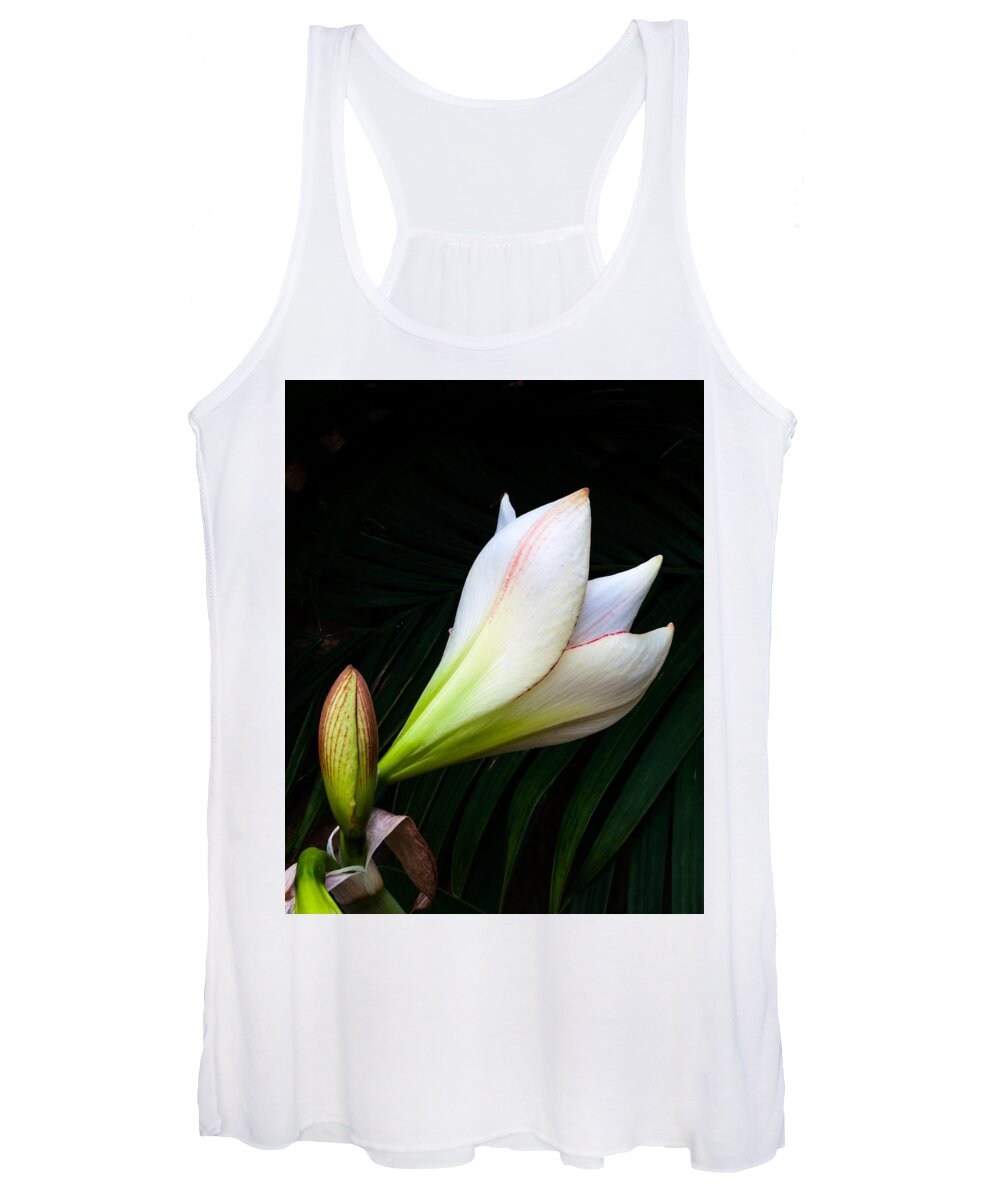 Flowers Women's Tank Top featuring the photograph Refined Elegance by Stewart Helberg