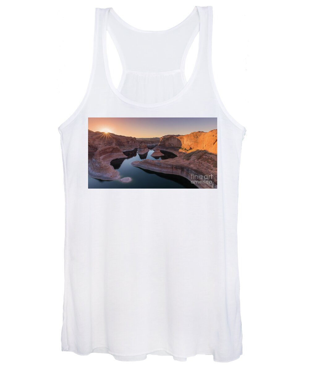 American Women's Tank Top featuring the photograph Reflection Canyon, Lake Powell, Utah by Henk Meijer Photography