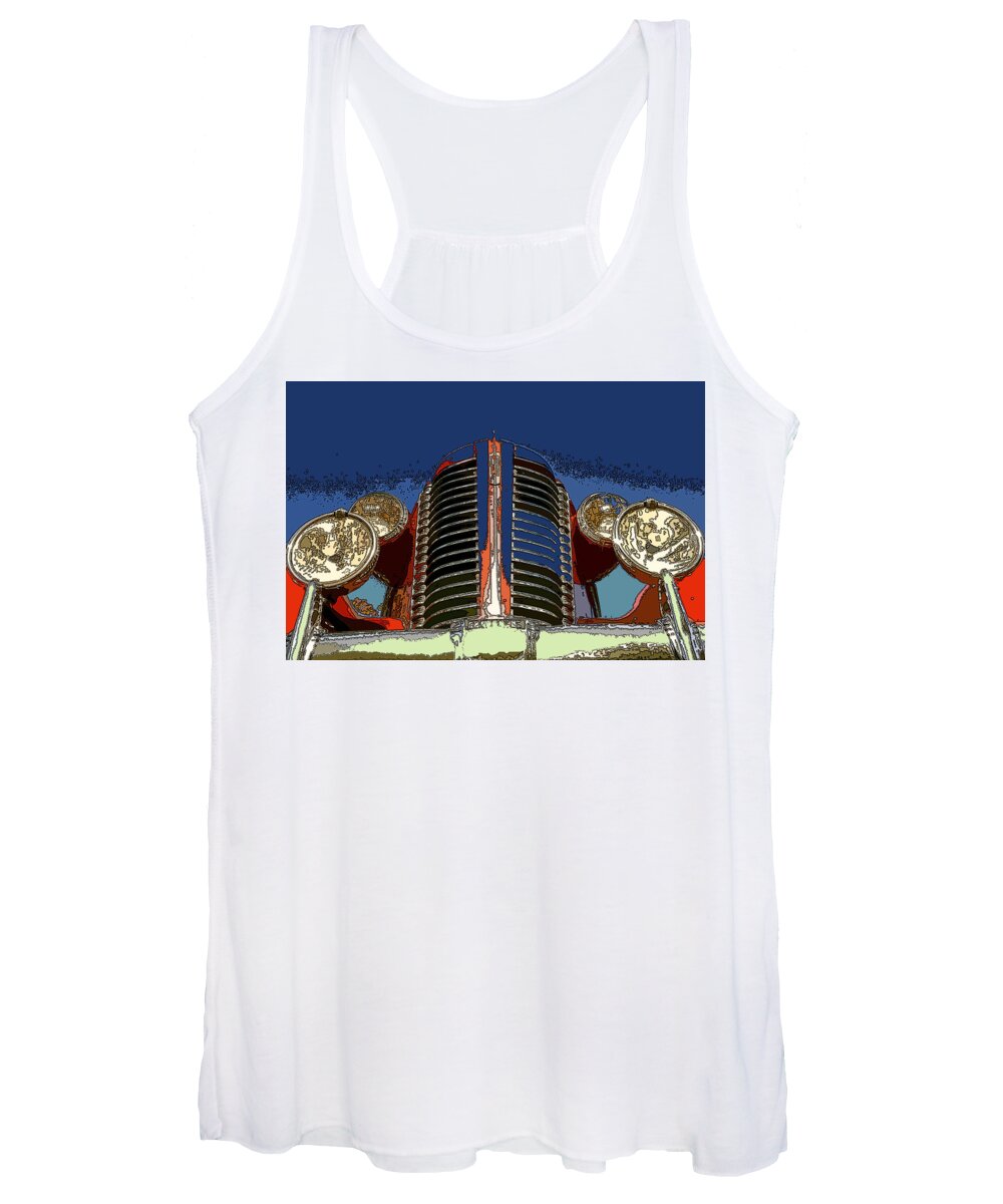 Grill Women's Tank Top featuring the photograph Roadmaster by James Rentz