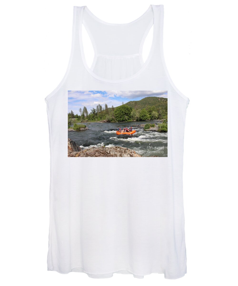Rogue River Women's Tank Top featuring the photograph Rogue River Fun by Marie Neder