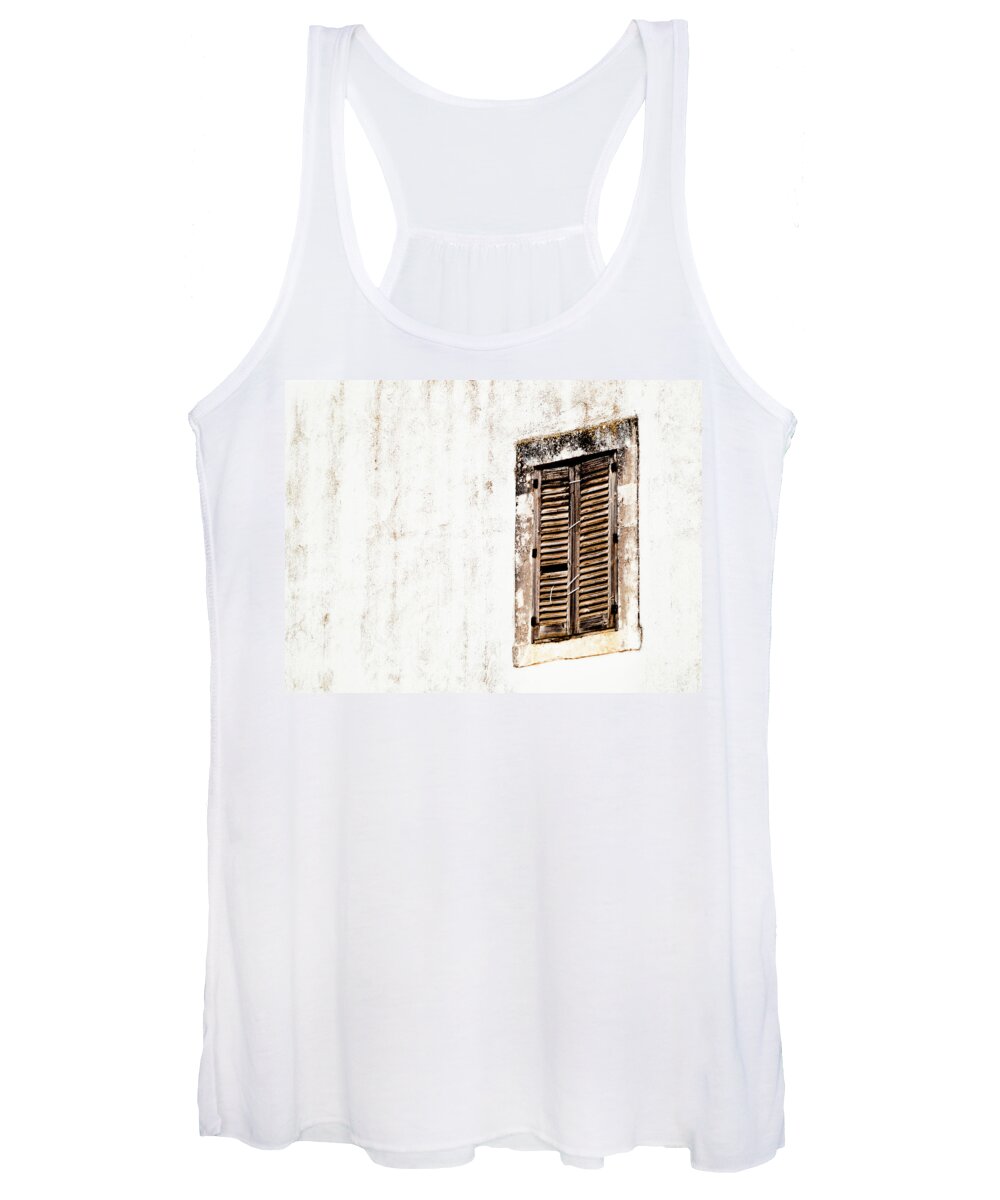 Architecture Women's Tank Top featuring the photograph Finestra Rustica by Steven Myers