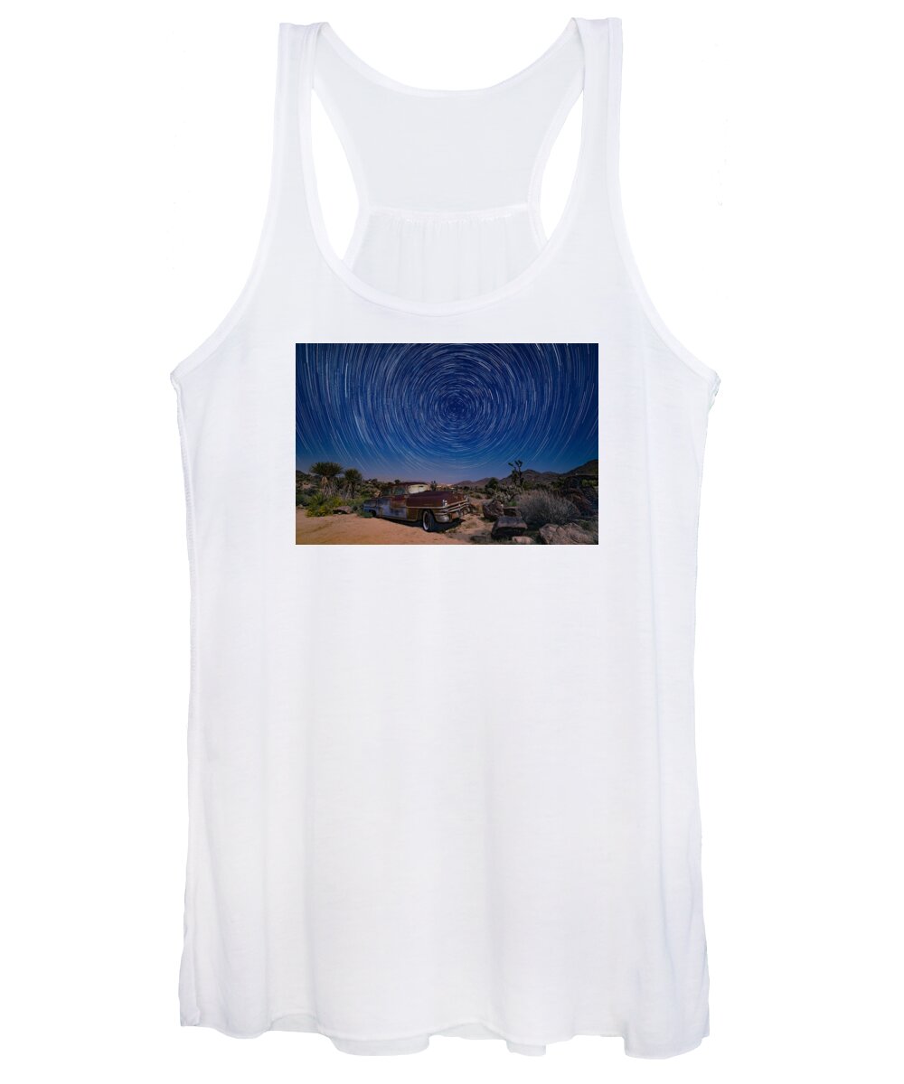 Joshua Tree Women's Tank Top featuring the photograph Rusting as the World Turns by Mark Rogers